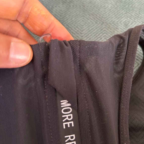 Zyia all star bra - black with leopard print worn once - Picture 6 of 6